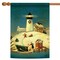 Toland Home Garden White and Blue Holiday Hill Christmas Outdoor House Flag 40" x 28"